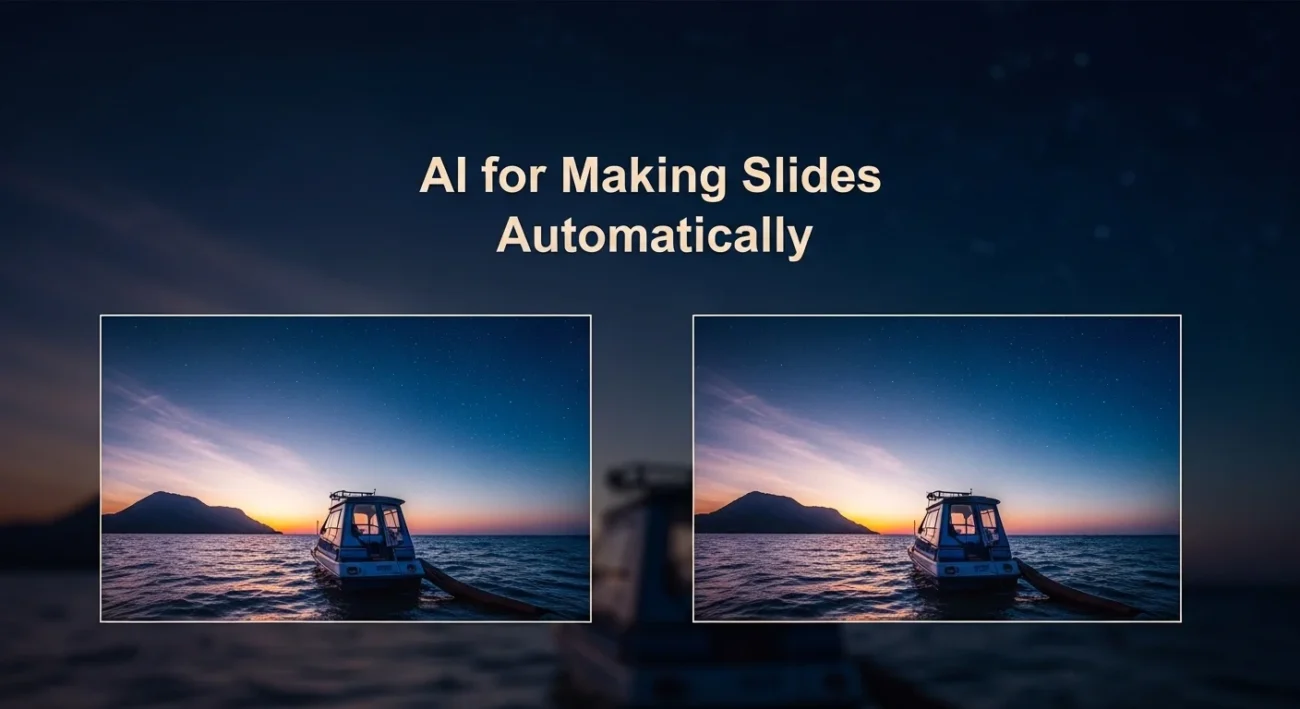 AI for Making Slides Automatically