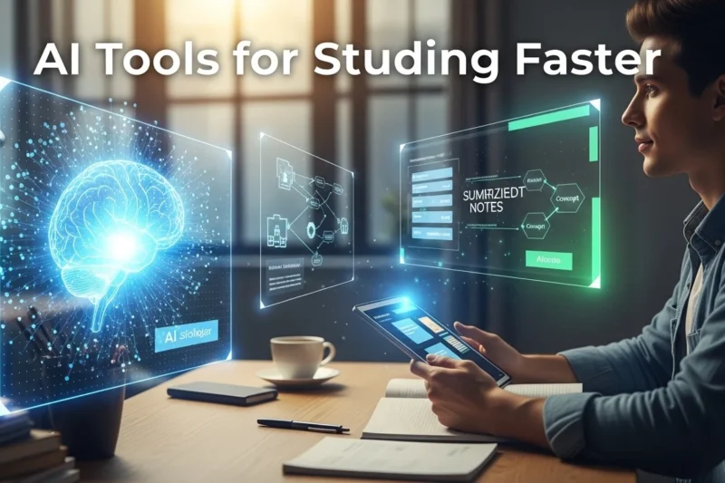 Can’t Study Fast Enough? Use  AI Tools for Studying Faster (2026 Guide That 2x Your Learning Speed)