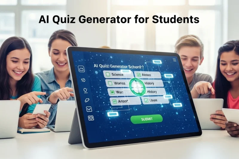 AI Quiz Generator for Students: Create Smart Quizzes in Minutes (2026 Guide)