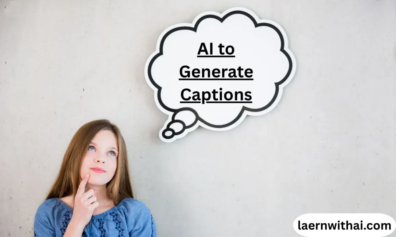 AI to Generate Captions